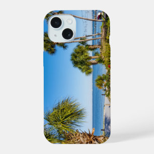 Palm Trees Bayside Morning iPhone Case