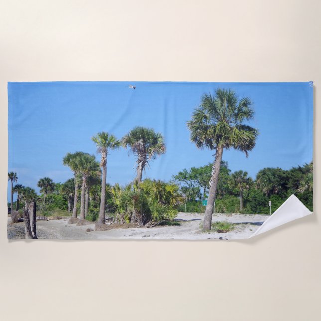Palm Trees beach towel (Front)