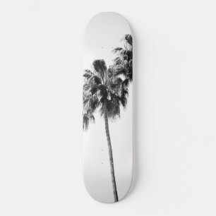 Palm Trees Black & White Vibes #4 #wall #decor  Skateboard
