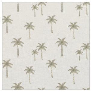 Palm Trees Boho Coastal Tropical Bohemian Summer Fabric