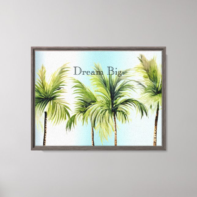 Palm Trees Canvas Print (Front)