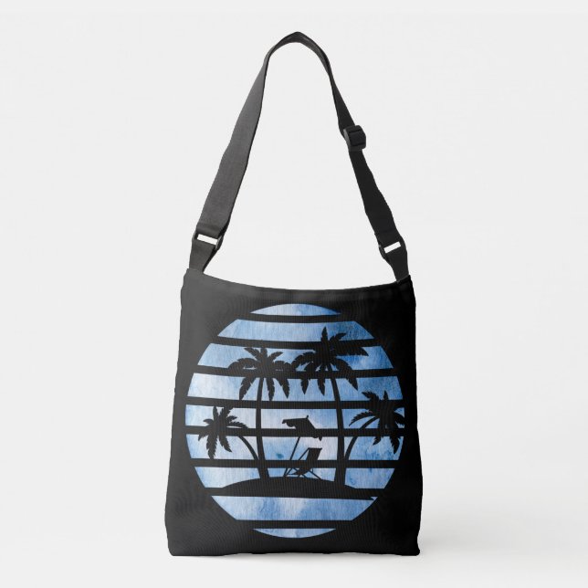 PALM TREES CROSSBODY BAG (Front)