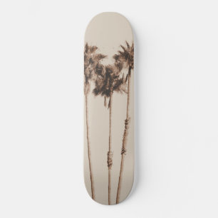 Palm Trees Earthy Vibes #1 #wall #decor #art Skateboard