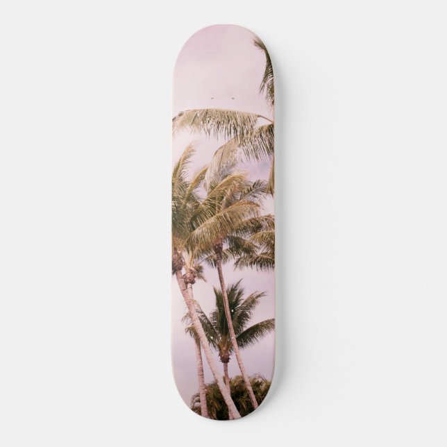 Palm Trees Finesse #1 #tropical Skateboard (Front)