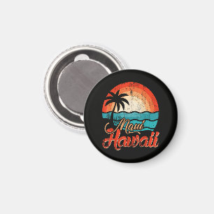 Palm Trees Hawaiian Beach Magnet