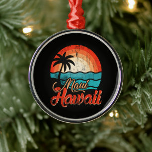 Palm Trees Hawaiian Beach Metal Tree Decoration