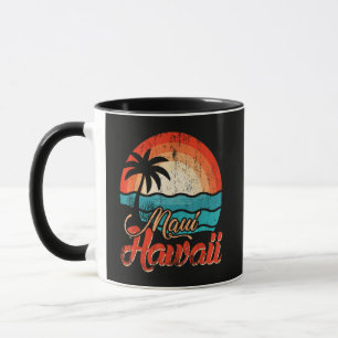 Palm Trees Hawaiian Beach Mug