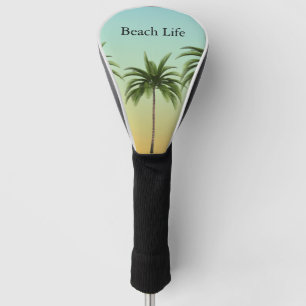 Palm Trees in a Row, beach life Golf Head Cover