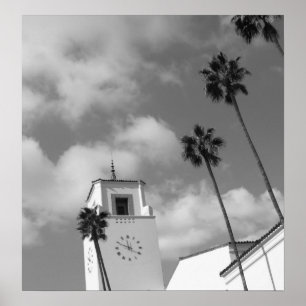 Palm Trees in Los Angeles Poster