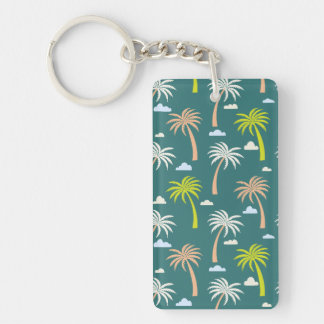Palm Trees Key Ring