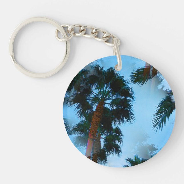 Palm trees keychain (Front)