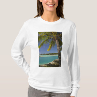 Palm trees & lagoon, Musket Cove Island Resort T-Shirt