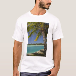 Palm trees & lagoon, Musket Cove Island Resort T-Shirt