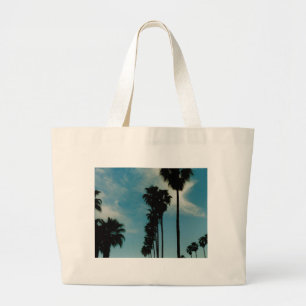 Palm Trees Large Tote Bag