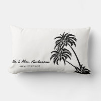 Palm Trees Love Tropical Wedding Personalised