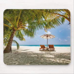 Palm Trees Moody Sky Mouse Pad