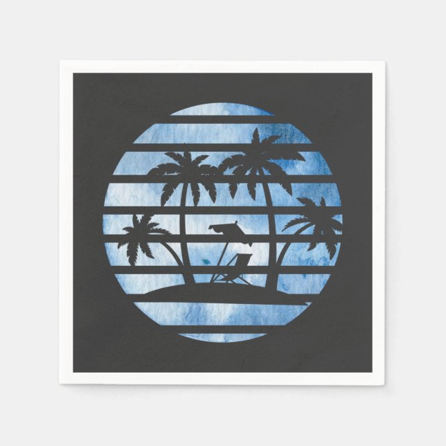 PALM TREES NAPKIN (Front)
