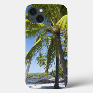 Palm trees, National Historic Park Pu'uhonua o iPhone 13 Case