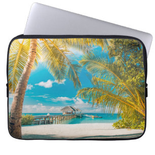 Palm Trees on A Beautiful Sunset Laptop Sleeve