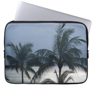 Palm Trees On The Beach Laptop Sleeve