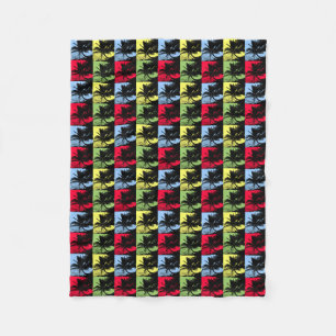 Palm Trees Pattern Fleece Blanket