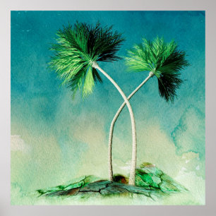Palm Trees Poster