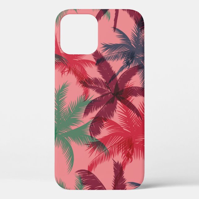 Palm trees seamless pattern Case-Mate iPhone case (Back)