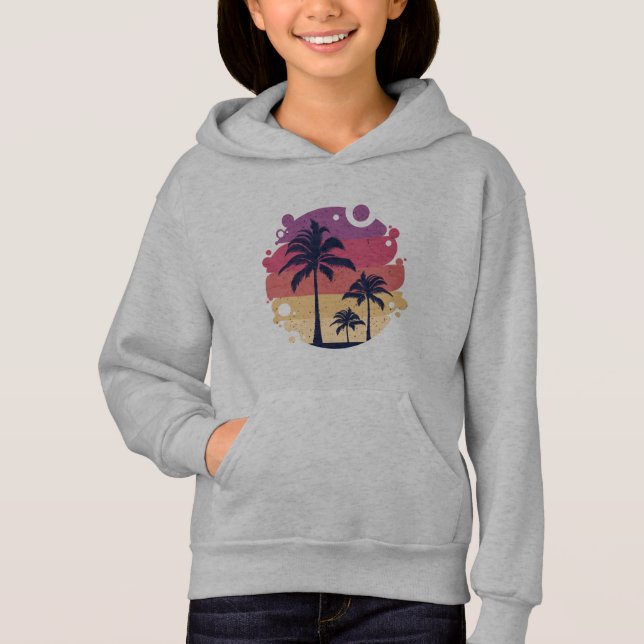 Palm Trees - Summer Sunset Logo (Front)