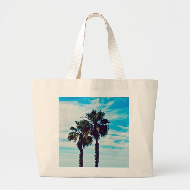 Palm Trees Tote Bag (Front)