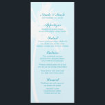 Palm Trees Tropical Wedding Menu Cards<br><div class="desc">Palm Trees custom wedding menu cards. Perfect for summer or destination weddings.</div>