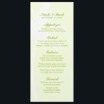 Palm Trees Tropical Wedding Menu Cards<br><div class="desc">Palm Trees custom wedding menu cards. Perfect for summer or destination weddings.</div>