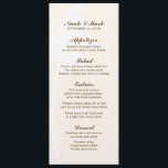Palm Trees Tropical Wedding Menu Cards<br><div class="desc">Palm Trees custom wedding menu cards. Perfect for summer or destination weddings.</div>