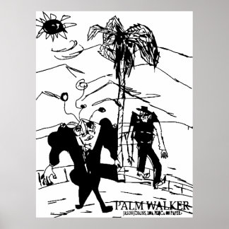 PALM WALKER POSTER