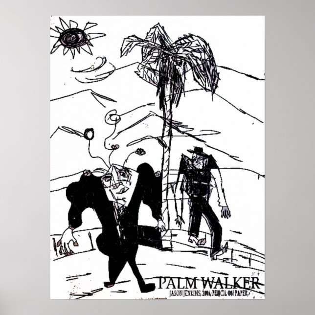 palm walker print (Front)