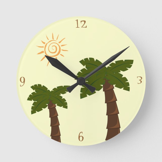 Palm Wall Clock (Front)