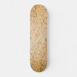 Palm-wood texture skateboard