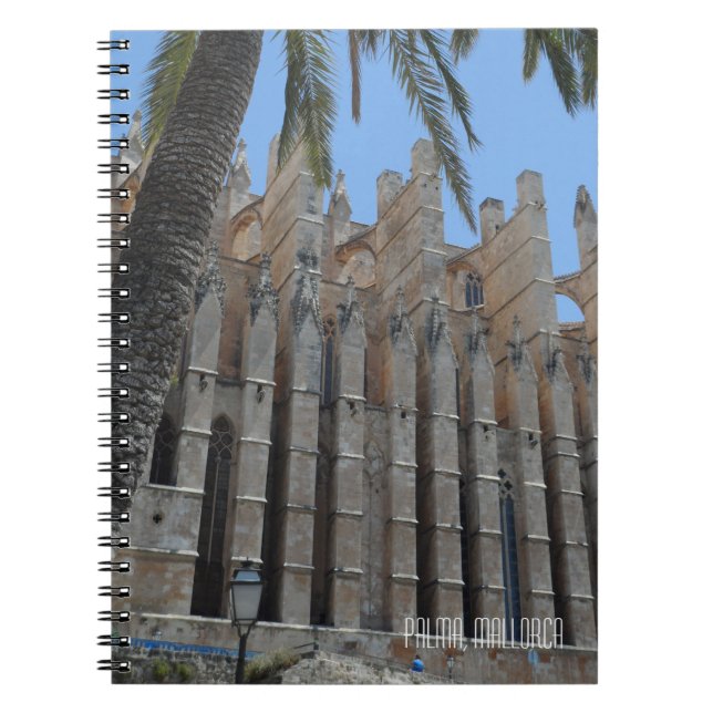 Palma Cathedral Majorca Spain Vacation Souvenir Notebook (Front)