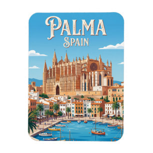 Palma Cathedral Spain Magnet