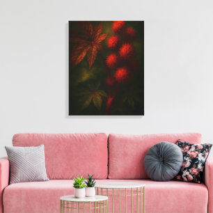 Palma Christi: Toxic Elegance Impressionist Art Canvas Print