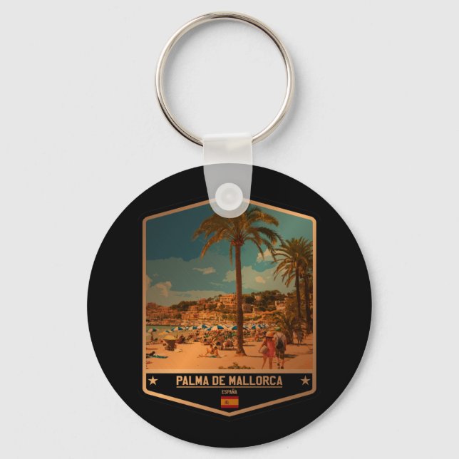 Palma de Mallorca Key Ring (Front)