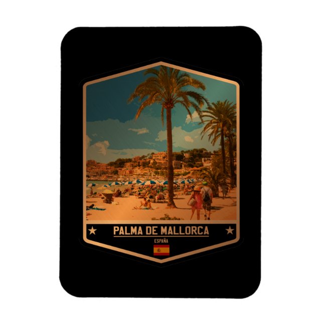 Palma de Mallorca Magnet (Vertical)