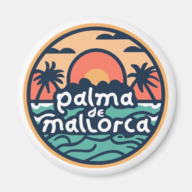 Palma de Mallorca Magnet (Front)
