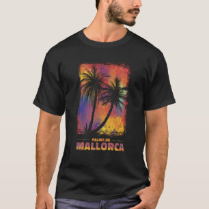 Palma de Mallorca Retro Paradise T-Shirt