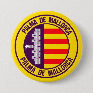 Palma de Mallorca Round Emblem 7.5 Cm Round Badge
