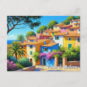 Palma de Mallorca Spain Travel Postcard