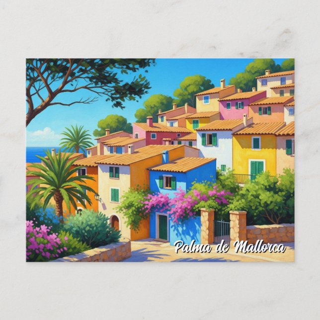 Palma de Mallorca Spain Travel Postcard (Front)