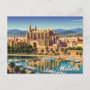 Palma de Mallorca Spain Travel Postcard