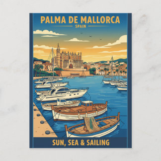 Palma de Mallorca Spain Vacation Postcard
