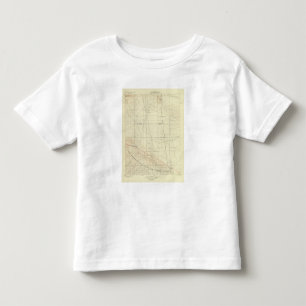 Palmdale quadrangle showing San Andreas Rift Toddler T-Shirt