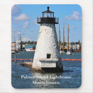 Palmer Island Lighthouse, Massachusetts Mousepad